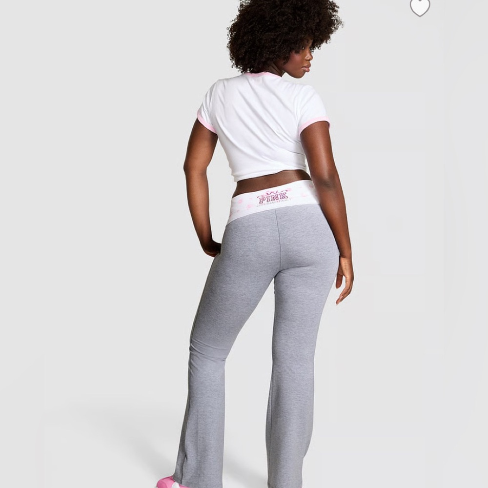 Victoria's Secret x LoveShackFancy Fold-over Flare Pant - Picture 3 of 8